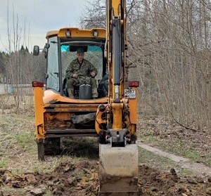 Специалисты начали работы по устройству дорожно-тропиночной сети в посёлке «Д/о Вороново»