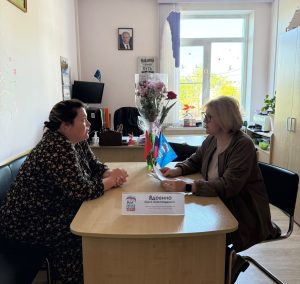 Депутат провела прием жителей района Вороново