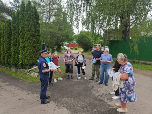 Провели мастер-класс и обучили жителей правилам безопасностижизнедеятельности
