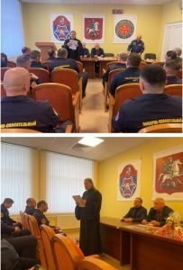 Глава муниципального округа Вороново принял участие в поздравлении сотрудников ПСО № 312 ГКУ «ПСЦ».