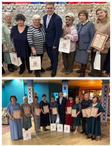 Депутат Совета депутатов муниципального округа Вороново вручил Благодарности главы МО Вороново.