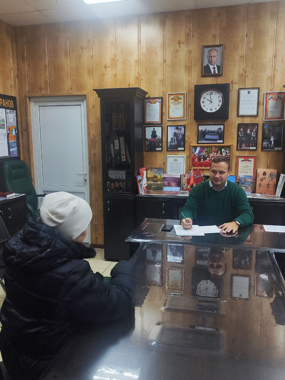 Состоялся очередной прием граждан депутатом Совета депутатов МО Вороново