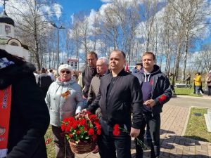Память сильнее времени: депутаты Совета депутатов  МО Вороново приняли участие в открытии «Вахты памяти — 2026».