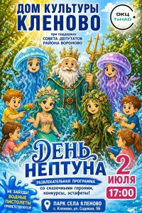 День Нептуна пройдет в с. Кленово.