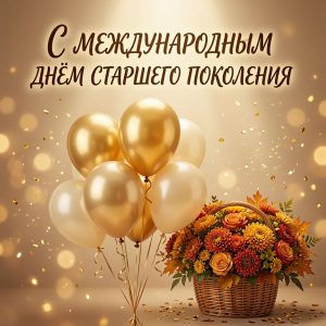 От имени Совета депутатов и аппарата муниципального округа Вороново поздравляем с Международным днём старшего поколения!